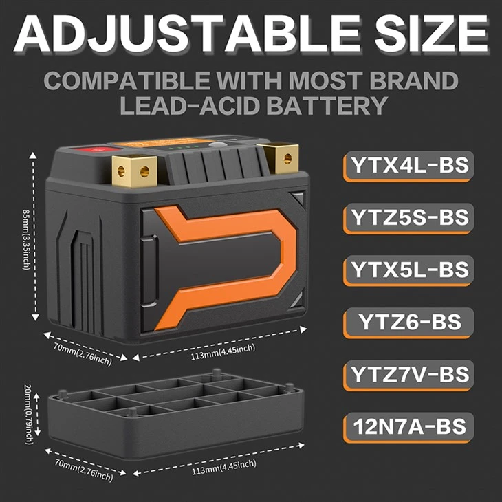12v Lithium Motorcycle Battery factory